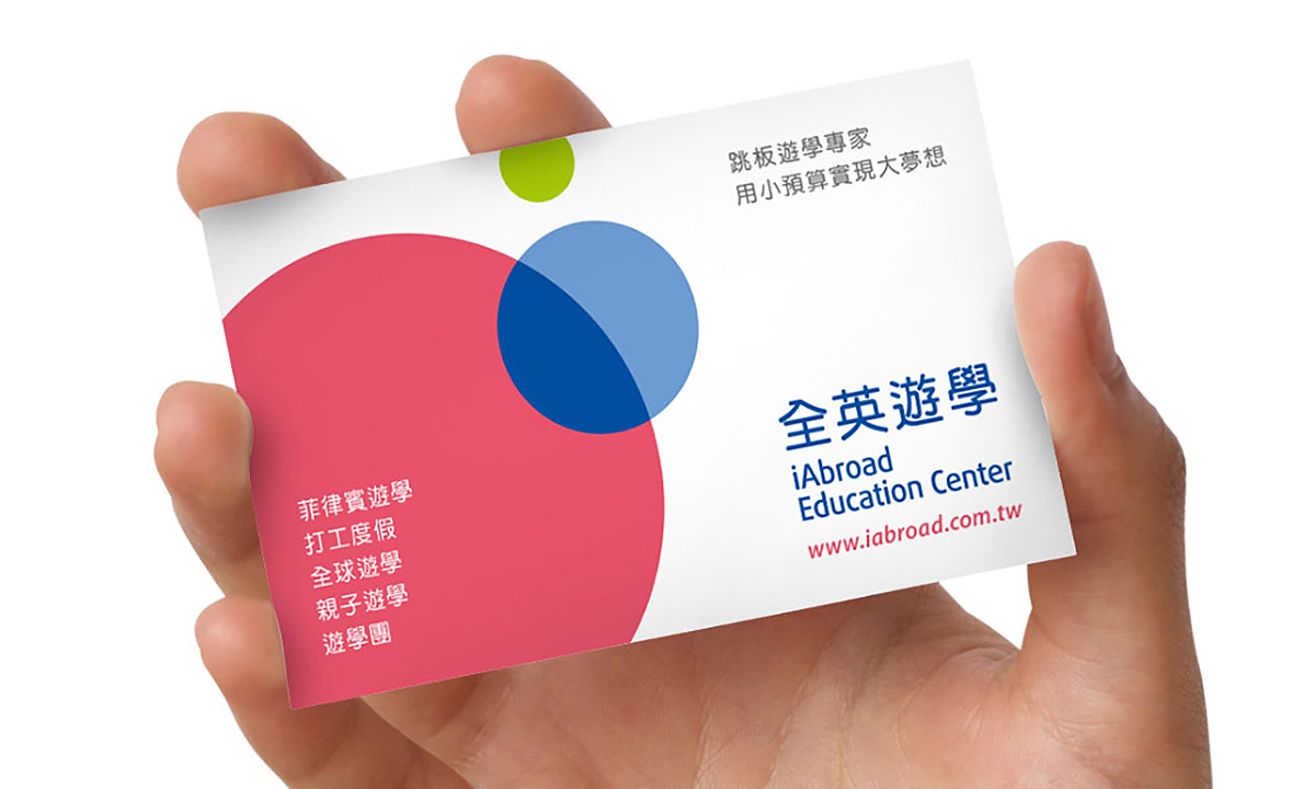 全英遊學 iAbroad | 品牌識別設計